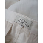 STUDIO NICHOLSON スタジオ ニコルソン BARI JEAN デニムパンツ 白 ホワイト 0 【中古】