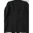 ROBES&CONFECTIONS ローブスコンフェクションズ モヘヤ ウール テーラード ジャケット モヘヤ ウール パンツ 黒 ブラックセットアップ  【中古】