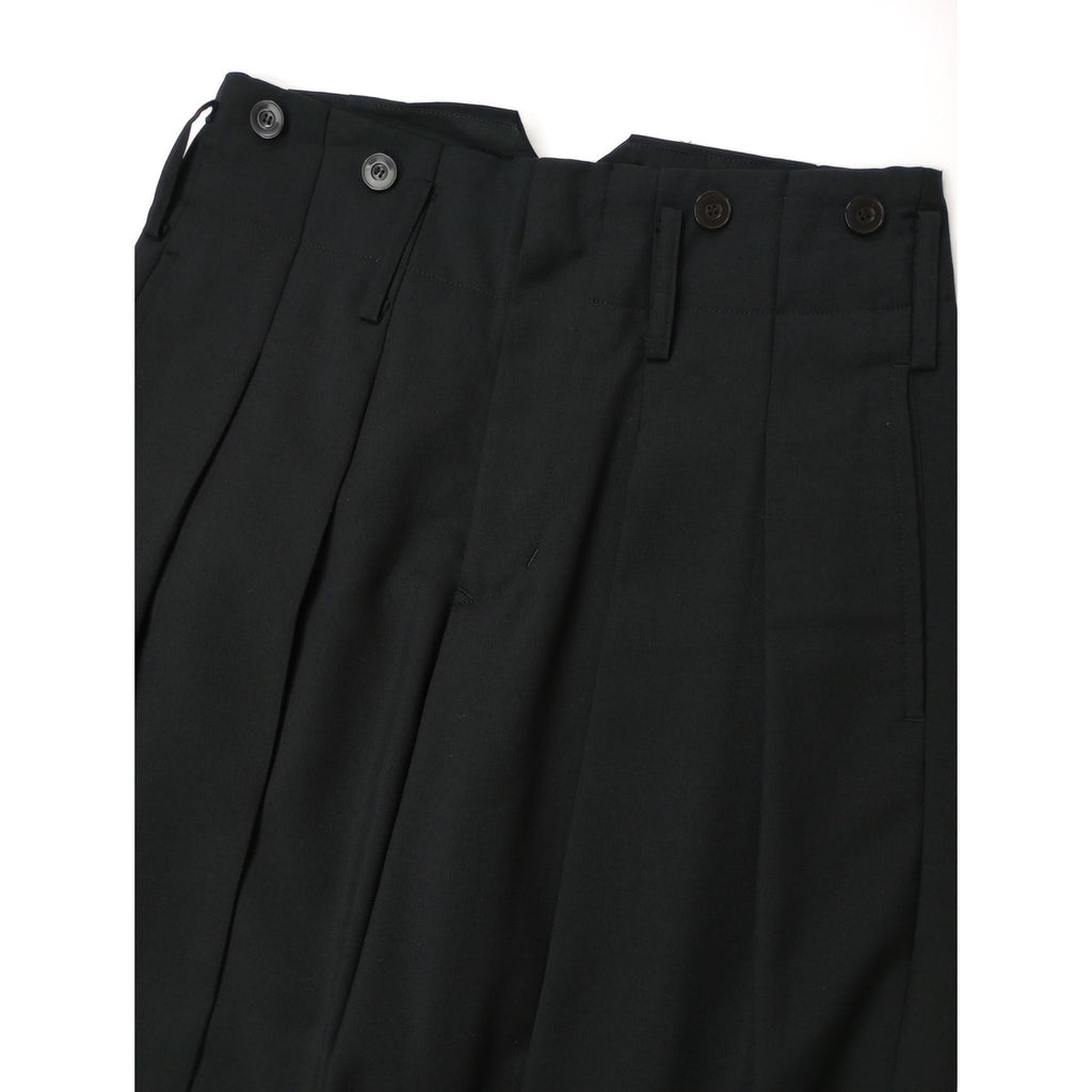 ROBES&CONFECTIONS ローブスコンフェクションズ モヘヤ ウール テーラード ジャケット モヘヤ ウール パンツ 黒 ブラックセットアップ  【中古】
