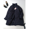 新品 MARMOT マーモット 750FP Vertical Long Down Jacket ダウンジャケット  ネイビー L  (2M＋2591)【中古】