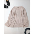 MARGARET HOWELL マーガレットハウエル OVERSIZED COTTON JERSEY カットソー 長袖 トップス ピンク 【中古】