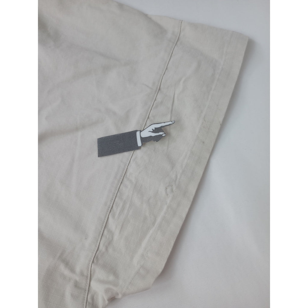 25SS  homspun  ホームスパン  リップストップ フード   ポンチョ  ジャケット  ライトベージュ  【中古】