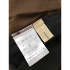suzuki takayuki  スズキタカユキ  レーヨン  コットン  ワイド パンツ ブラウン 【中古】