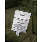 KHA:KI  カーキ  ヴィンテージ ライク ミリタリー ファティーグ 長袖 シャツ  カーキ  1【中古】