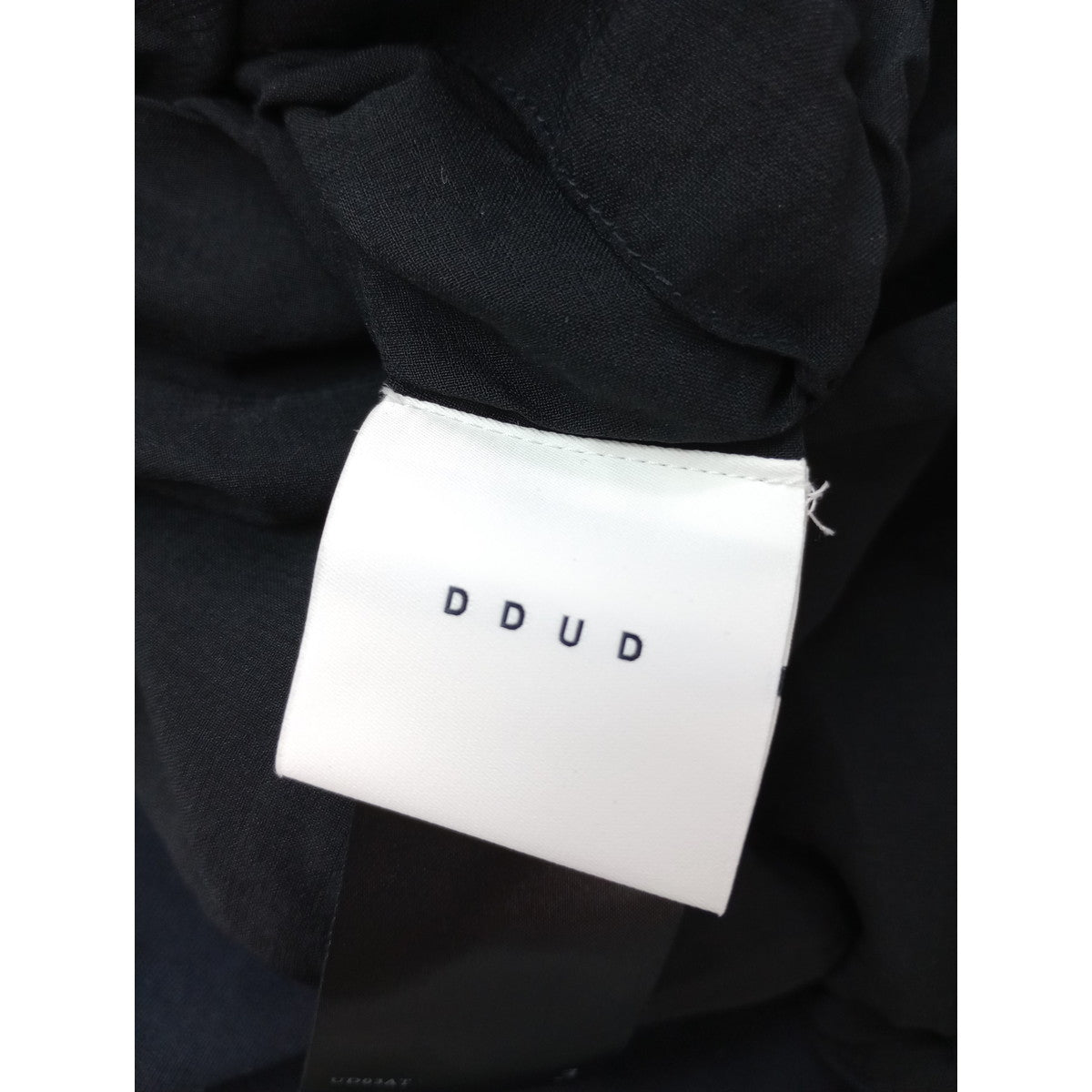 DDUD ドライポリエステル裏毛・高温高圧製品染め  ラグランスリーブプルオーバー リバーシブル  トップス 黒 ブラック 【中古】
