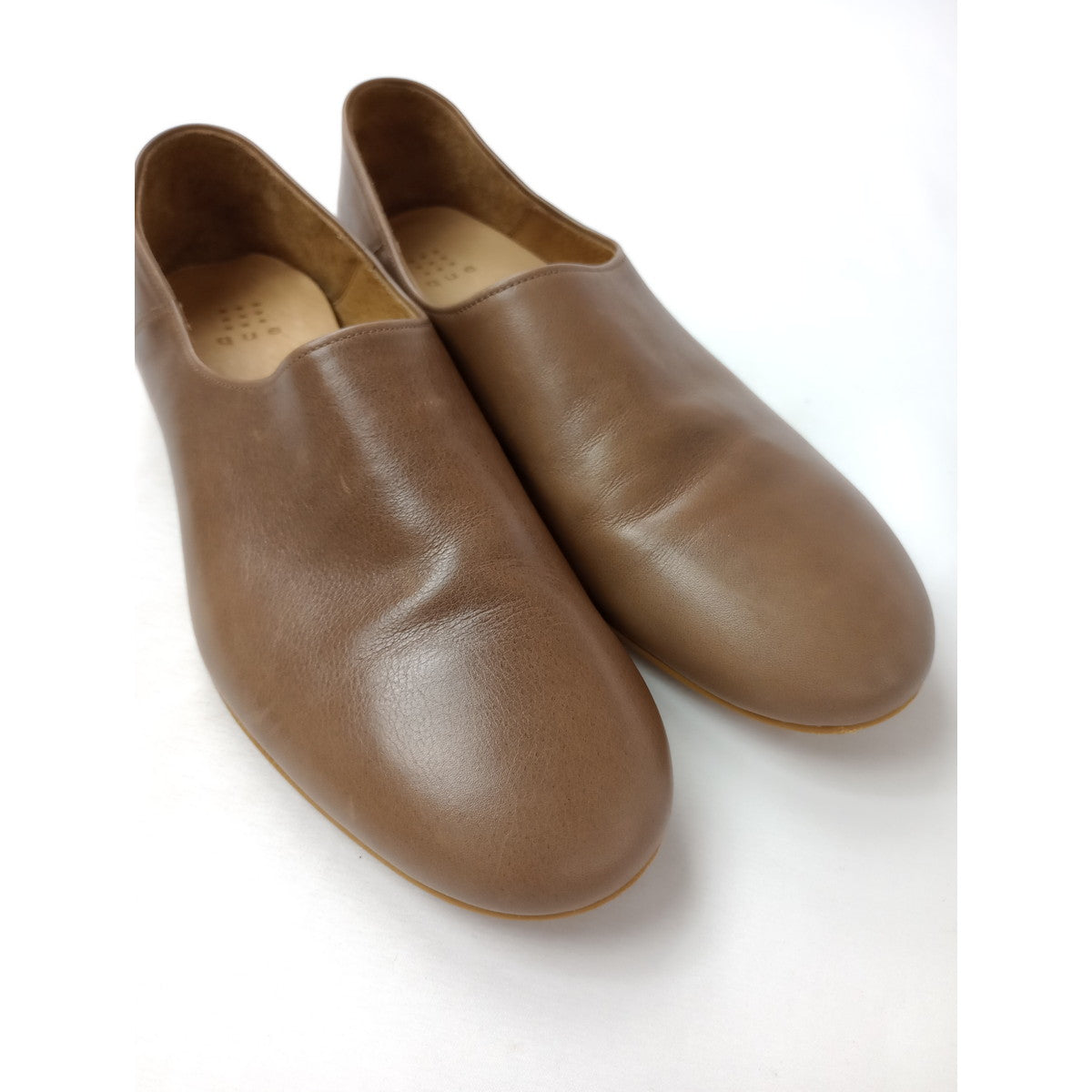 que shoes キュー シューズ レザー シューズ 靴   スリッポン  L  【中古】