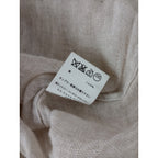 TOUJOURS  トゥジュー リネン 麻 100％ ガーゼ チュニック スモッグ 生成り 【中古】