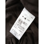 mizuiro ind ミズイロインド コットン 綿 100％ シャツ ブラウス ブラウン 茶色  F【中古】