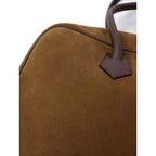 Ch!iii BAG チーバック Suede Big Boston camel スウェードビッグ ボストン バッグ  ブラウン 【中古】