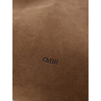 Ch!iii BAG チーバック Suede Big Boston camel スウェードビッグ ボストン バッグ  ブラウン 【中古】