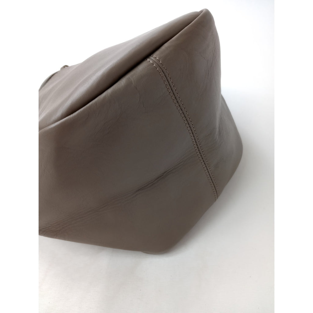 MARCO MASI  マルコマージ  レザー  ハンド バッグ グレージュ  【中古】