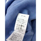 TICCA ティッカ リネン ツイスト スリーブ ワンピース ブルー  【中古】