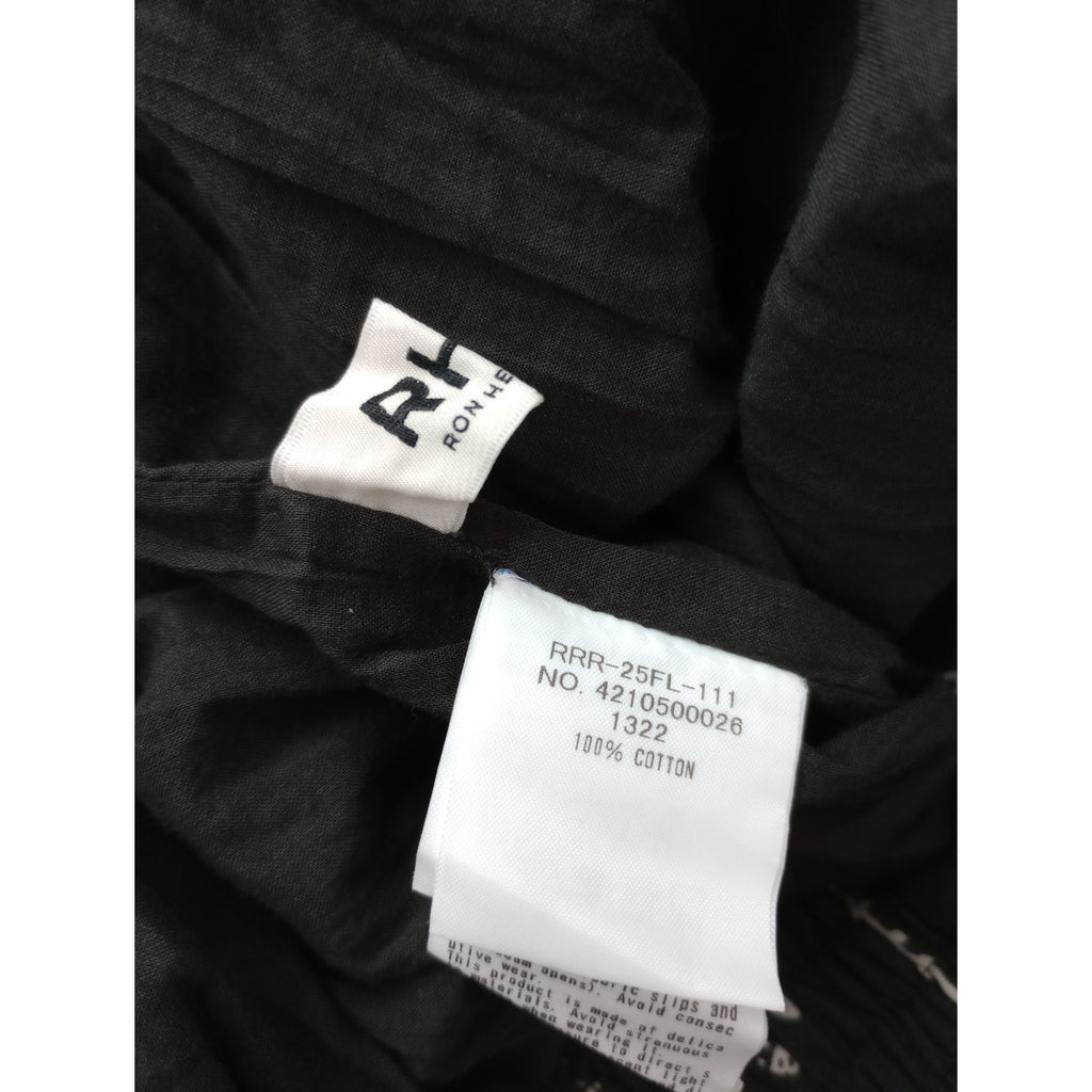 RHC Ron Herman アールエイチシー ロンハーマン インド製 コットン 綿 100％ ロングスカート 墨黒 【中古】