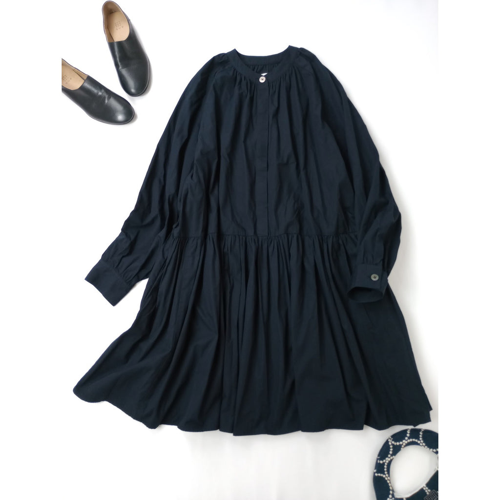 RHC Ron Herman アールエイチシー ロンハーマン  Flare Mini Dress フレア ミニ  ドレス シャツ ワンピース チュニック 黒 ブラック  XS 【中古】