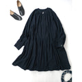 RHC Ron Herman アールエイチシー ロンハーマン  Flare Mini Dress フレア ミニ  ドレス シャツ ワンピース チュニック 黒 ブラック  XS 【中古】
