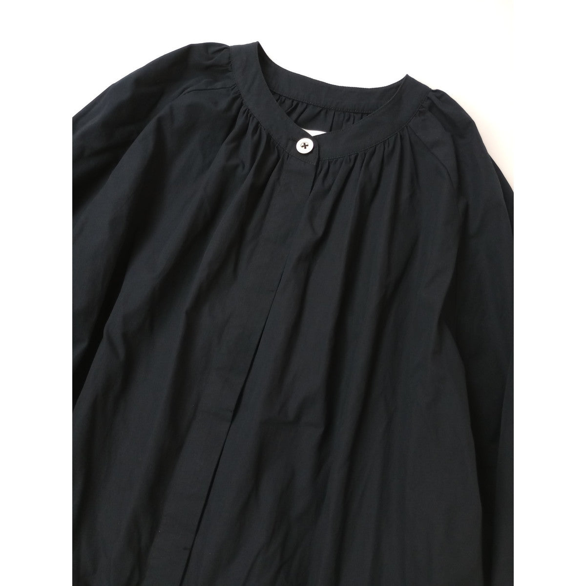 RHC Ron Herman アールエイチシー ロンハーマン  Flare Mini Dress フレア ミニ  ドレス シャツ ワンピース チュニック 黒 ブラック  XS 【中古】