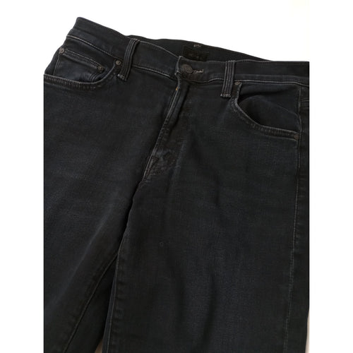 MOTHER マザー mid rise rambler zip ankle ザ ミッド ライズ ジップ ランブラー アンクル デニムパンツ 黒 ブラック 【中古】