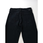 MOTHER マザー mid rise rambler zip ankle ザ ミッド ライズ ジップ ランブラー アンクル デニムパンツ 黒 ブラック 【中古】