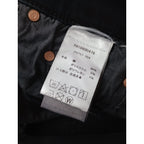 MOTHER マザー mid rise rambler zip ankle ザ ミッド ライズ ジップ ランブラー アンクル デニムパンツ 黒 ブラック 【中古】