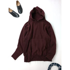ATON エイトン Natural Dyed Hoodie ナチュラルダイ プルオーバー スウェット パーカー フーディー ワインレッド 02 (5M＋2004)【中古】