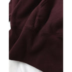 ATON エイトン Natural Dyed Hoodie ナチュラルダイ プルオーバー スウェット パーカー フーディー ワインレッド 02 (5M＋2004)【中古】