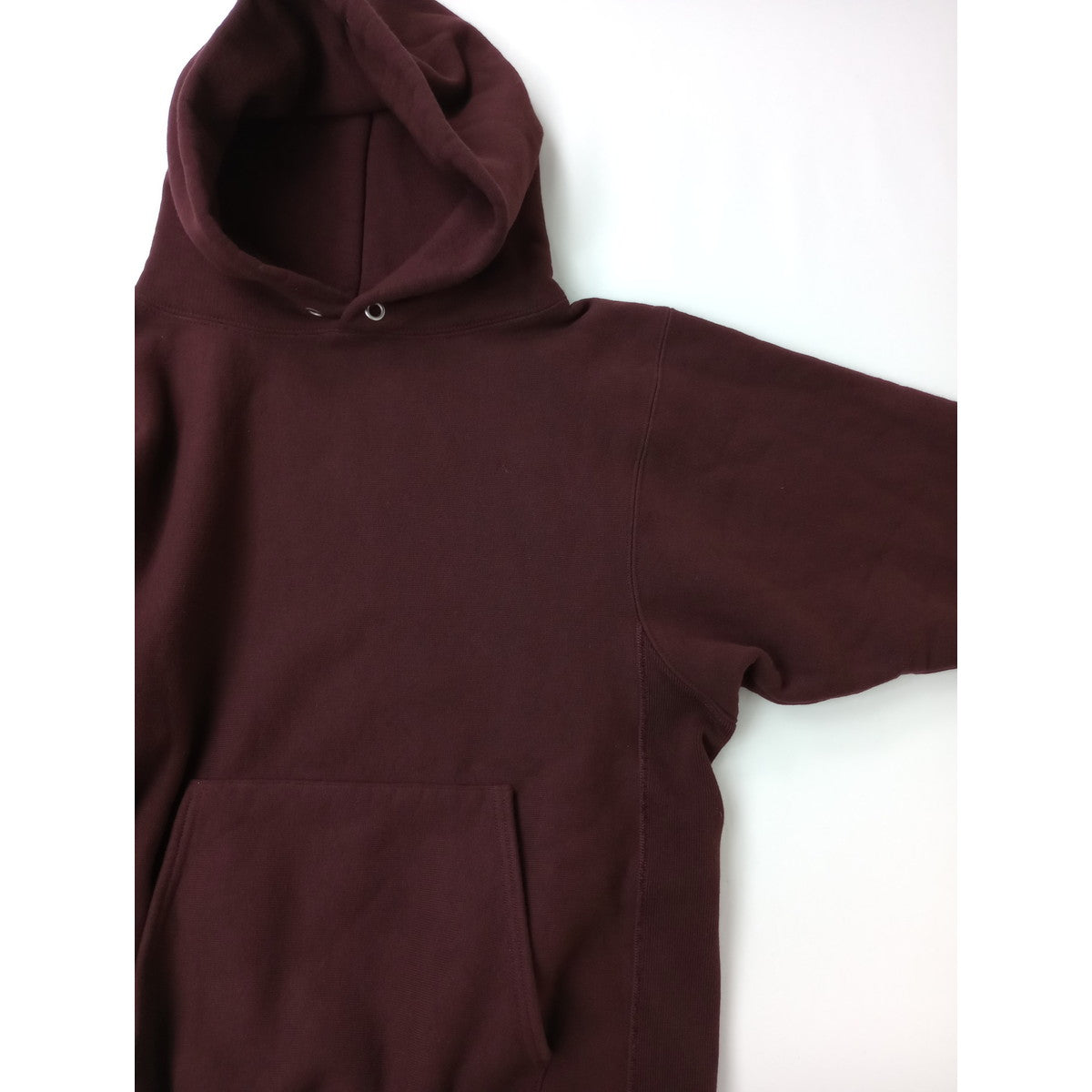 ATON エイトン Natural Dyed Hoodie ナチュラルダイ プルオーバー スウェット パーカー フーディー ワインレッド 02 (5M＋2004)【中古】