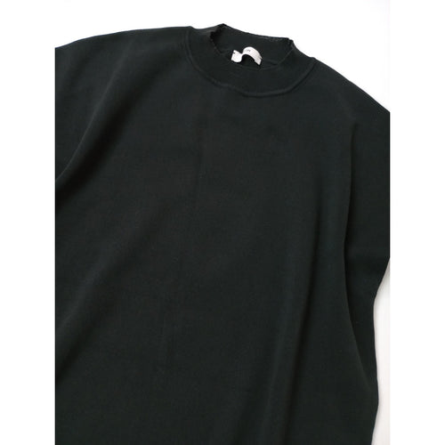 ATON エイトン 50/2 NATURAL DYE ORGANIC COTTON  モックネックタンクトップ 黒 ブラック 02   【中古】