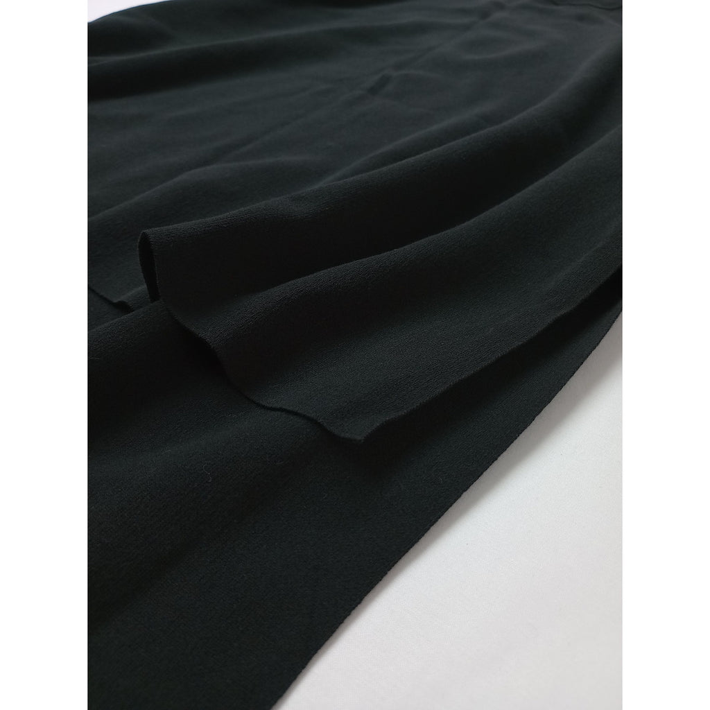 ATON エイトン 50/2 NATURAL DYE ORGANIC COTTON  モックネックタンクトップ 黒 ブラック 02   【中古】
