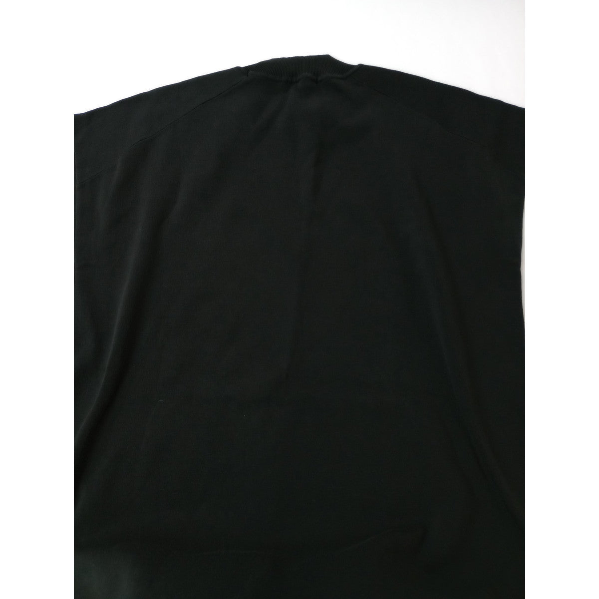 ATON エイトン 50/2 NATURAL DYE ORGANIC COTTON  モックネックタンクトップ 黒 ブラック 02   【中古】