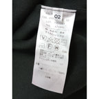 ATON エイトン 50/2 NATURAL DYE ORGANIC COTTON  モックネックタンクトップ 黒 ブラック 02   【中古】