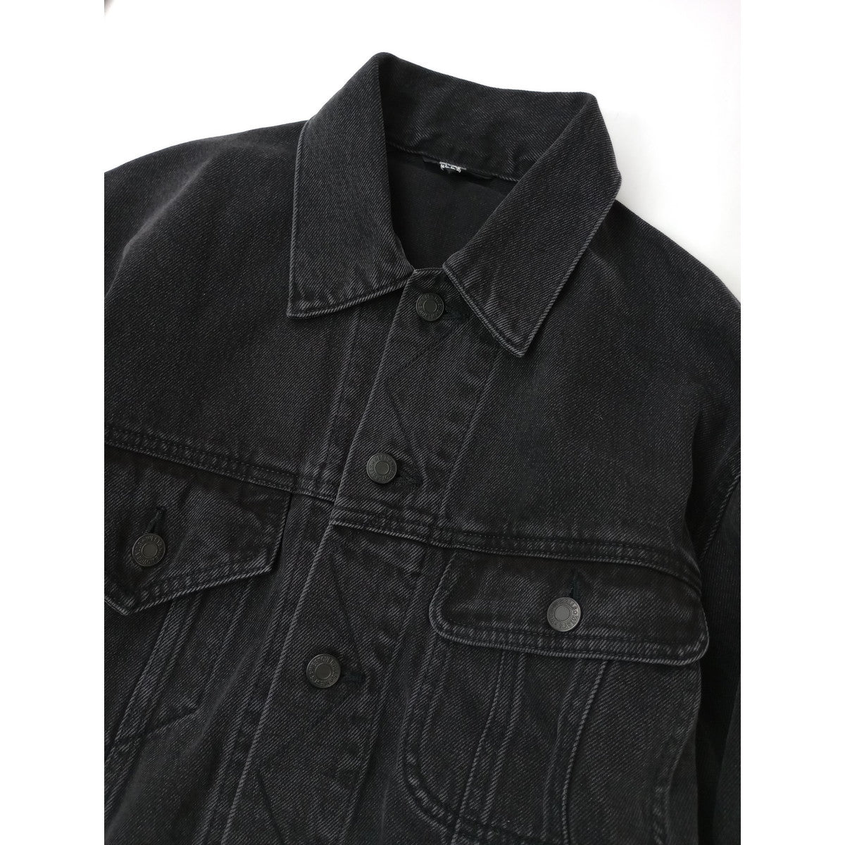 25AW WESTOVERALLS  ウエスト オーバーオールズ BIC DENIM JKT デニム ジャケット gジャン 黒 ブラック  メンズ【中古】