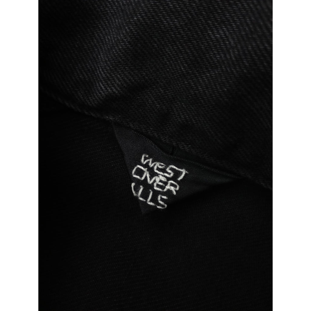25AW WESTOVERALLS  ウエスト オーバーオールズ BIC DENIM JKT デニム ジャケット gジャン 黒 ブラック  メンズ【中古】