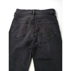 25AW MOTHER マザー THE RANBLER ZIP ANKLE デニムパンツ 黒 ブラック 26  【中古】