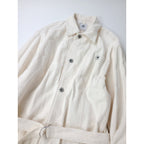 WESTOVERALLS ウエストオーバーオールズ SWELL×WOA FLAX ONE PIECE オールインワン つなぎ ユニセックス 白 【中古】