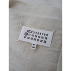 美品 Maison Margiela メゾンマルジェラ ELBOW PATCH WOOL CARDIGAN エルボーパッチ ニットカーディガン アイボリー M