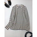 JIL SANDER+  ジルサンダープラス  ボーダー Tシャツ ロンT  長袖 カットソー トップス ネイビー  S