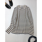 JIL SANDER+  ジルサンダープラス  ボーダー Tシャツ ロンT  長袖 カットソー トップス ネイビー  S