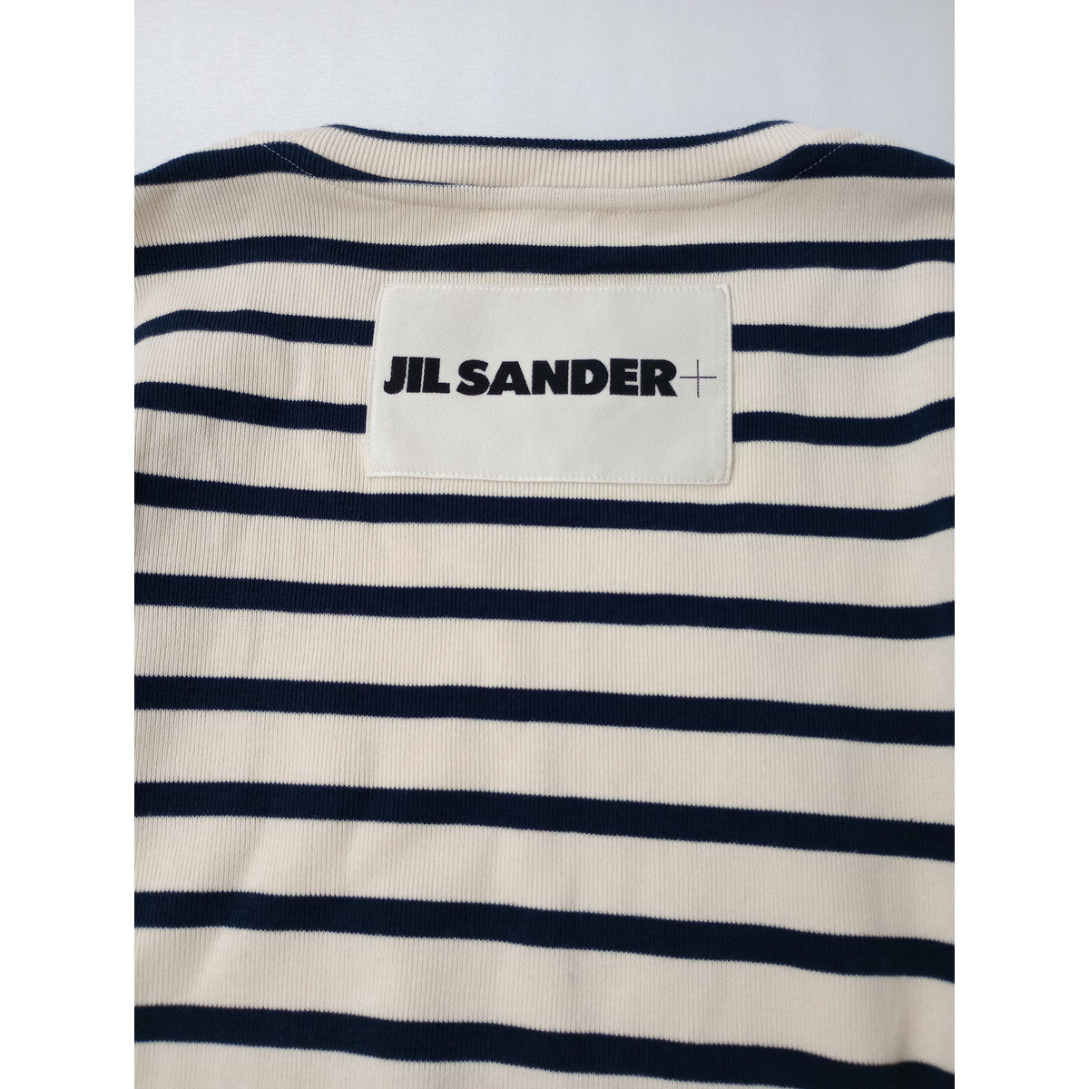 JIL SANDER+  ジルサンダープラス  ボーダー Tシャツ ロンT  長袖 カットソー トップス ネイビー  S