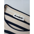 JIL SANDER+  ジルサンダープラス  ボーダー Tシャツ ロンT  長袖 カットソー トップス ネイビー  S