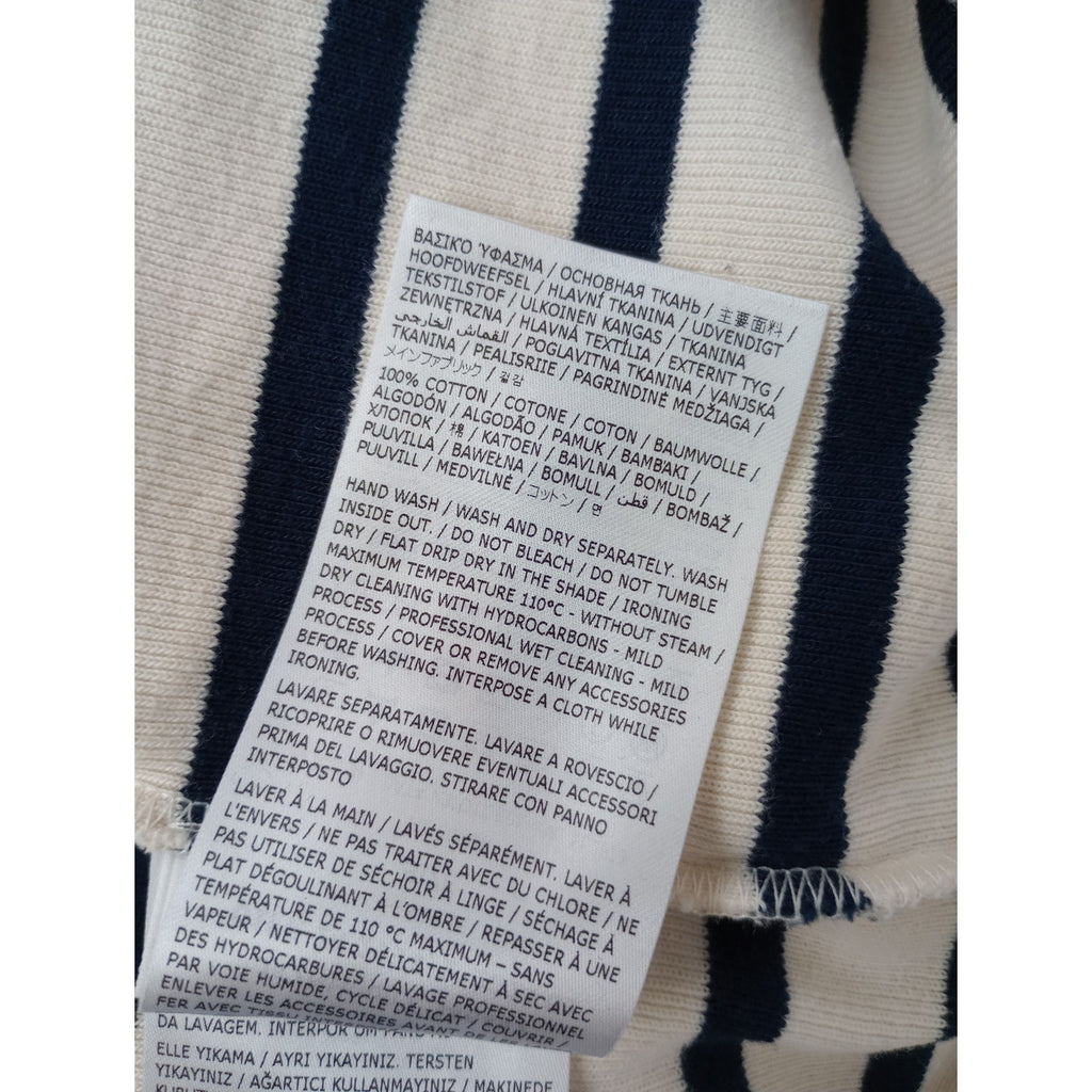 JIL SANDER+  ジルサンダープラス  ボーダー Tシャツ ロンT  長袖 カットソー トップス ネイビー  S