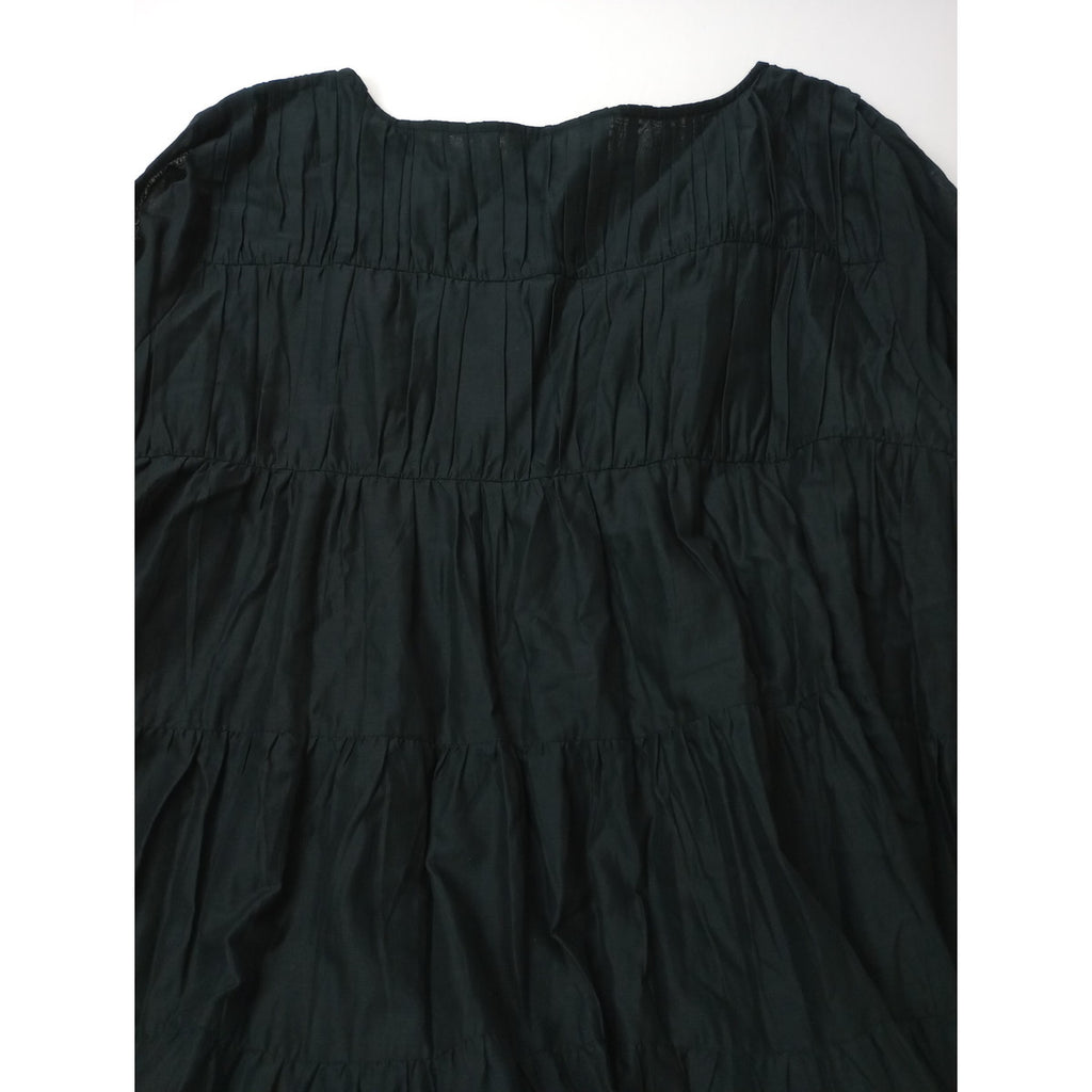 25SS  Merlette exclusive for Ron Hermanマーレット 別注 SOLIS MADIA MIDI DRESS ソリスマイダミディドレス ロングワンピース 黒 ブラック 【中古】