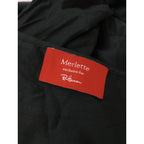 25SS  Merlette exclusive for Ron Hermanマーレット 別注 SOLIS MADIA MIDI DRESS ソリスマイダミディドレス ロングワンピース 黒 ブラック 【中古】