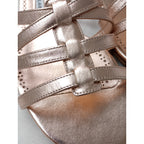 美品  MANOLO BLAHNIK マノロブラニク RIRAN サンダル  ピンク  37 2/1 靴 (14M＋4969)