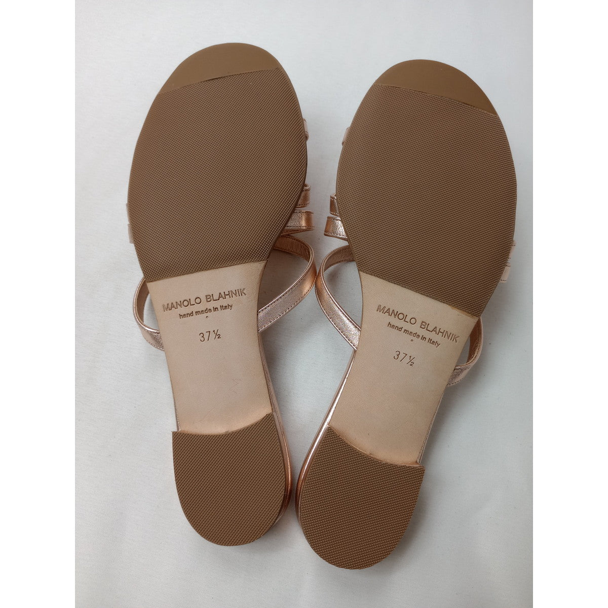 美品  MANOLO BLAHNIK マノロブラニク RIRAN サンダル  ピンク  37 2/1 靴