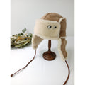 ANYA HINDMARCH アニヤ・ハインドマーチ EYES TRAPPER HAT アイズ トラッパー ハット  帽子  ベージュ (4M＋2654) 【中古】