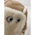 ANYA HINDMARCH アニヤ・ハインドマーチ EYES TRAPPER HAT アイズ トラッパー ハット  帽子  ベージュ 【中古】