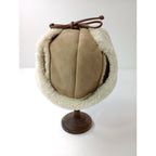 ANYA HINDMARCH アニヤ・ハインドマーチ EYES TRAPPER HAT アイズ トラッパー ハット  帽子  ベージュ 【中古】