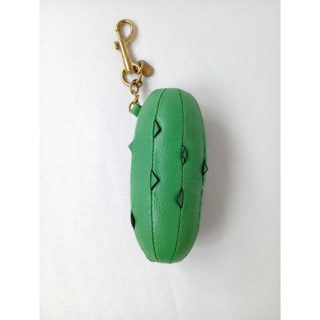 ANYA HINDMARCH  アニヤ・ハインドマーチ  Eyes バッグチャーム キーホルダー グリーン  【中古】