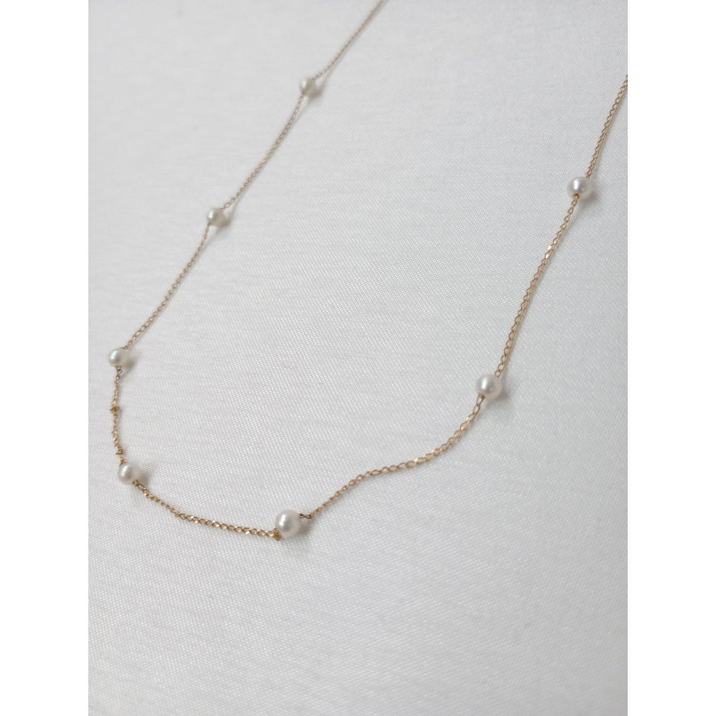 MIZUKI ミズキ K14YG 585 パール ネックレス ゴールド アクセサリー 【中古】