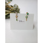 GRAINNE MORTON グレイン モートン Mint Sparrow Double Detachable Victorian Drop Earrings ドロップイヤリング ピアス ゴールド アクセサリー【中古】